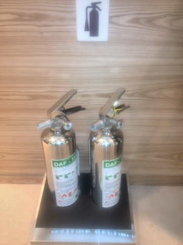 韓國商場(chǎng)內(nèi)的滅火器放置圖